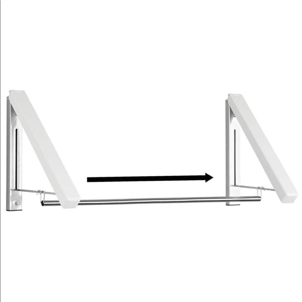 🛑SOLD🛑 wall mount clothes hanger system - Picture 4 of 8
